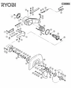 Buy A Ryobi C306MA Spare part or Replacement part for Your Saws and Fix Your Machine Today